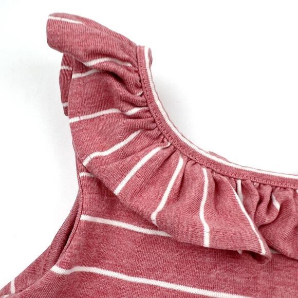 Vignette Pink Striped Ruffle Dress - Picture 3 of 5